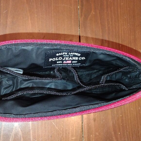VTG Y2K Ralph Lauren Polo Jeans Co. Travel / Toiletry / Makeup Bags, 3 piece set - Picture 7 of 10